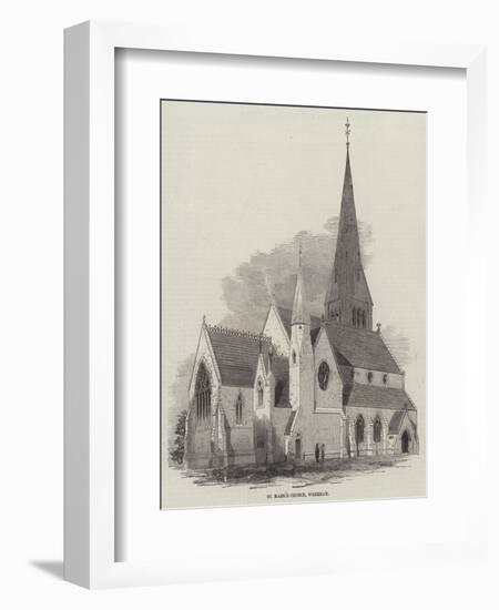 St Mark's Church, Wrexham-null-Framed Giclee Print