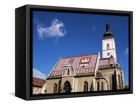 St. Mark's Church, Zagreb, Croatia-Ken Gillham-Framed Stretched Canvas