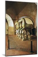 St Mark's Horses, Roman or Hellenistic Bronze Sculptures, St Mark's Museum, Venice, Veneto, Italy-null-Mounted Photographic Print