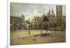 St Mark's Square, 1882-Filippo Carcano-Framed Giclee Print