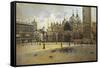 St Mark's Square, 1882-Filippo Carcano-Framed Stretched Canvas