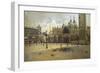 St Mark's Square, 1882-Filippo Carcano-Framed Giclee Print