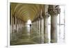 St. Mark's Square during the high tide in Venice, November 2019, Venice, Italy-Carlo Morucchio-Framed Photographic Print