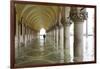 St. Mark's Square during the high tide in Venice, November 2019, Venice, Italy-Carlo Morucchio-Framed Photographic Print