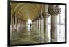 St. Mark's Square during the high tide in Venice, November 2019, Venice, Italy-Carlo Morucchio-Framed Photographic Print