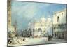 St Mark's Square in Venice-William Wyld-Mounted Giclee Print