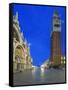 St. Mark's Square (Piazza San Marco) at Dawn, Venice, Italy-Rob Tilley-Framed Stretched Canvas