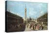 St Mark's Square, Venice, C.1760-Francesco Guardi-Stretched Canvas