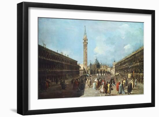 St Mark's Square, Venice, C.1760-Francesco Guardi-Framed Giclee Print