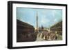 St Mark's Square, Venice, C.1760-Francesco Guardi-Framed Giclee Print