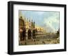 St.Mark's Square, Venice-Canaletto-Framed Giclee Print