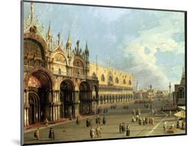 St.Mark's Square, Venice-Canaletto-Mounted Giclee Print