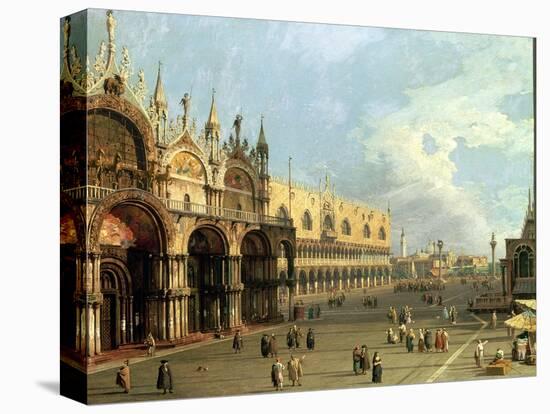 St.Mark's Square, Venice-Canaletto-Stretched Canvas