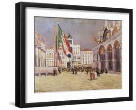 St. Mark's Square, Venice-Paul Mathieu-Framed Giclee Print