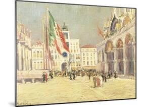 St. Mark's Square, Venice-Paul Mathieu-Mounted Giclee Print