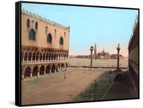 St Mark's Square, Venice-null-Framed Stretched Canvas