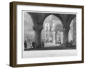 St Mark'S, Venice, 19th Century-William Finden-Framed Giclee Print