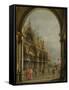 St. Mark's, Venice, C.1756-Canaletto-Framed Stretched Canvas