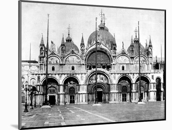 St Mark'S, Venice, Italy, 1893-John L Stoddard-Mounted Giclee Print