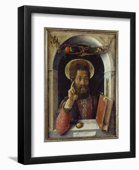 St. Mark the Evangelist, about 1450-Andrea Mantegna-Framed Giclee Print