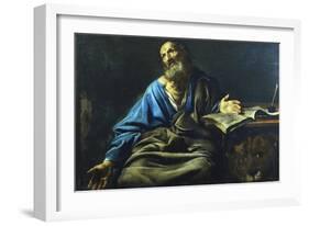 St Mark the Evangelist, C1611-1632-Valentin de Boulogne-Framed Giclee Print