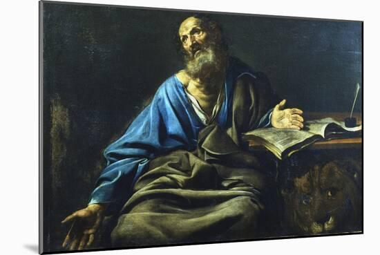 St Mark the Evangelist, C1611-1632-Valentin de Boulogne-Mounted Giclee Print