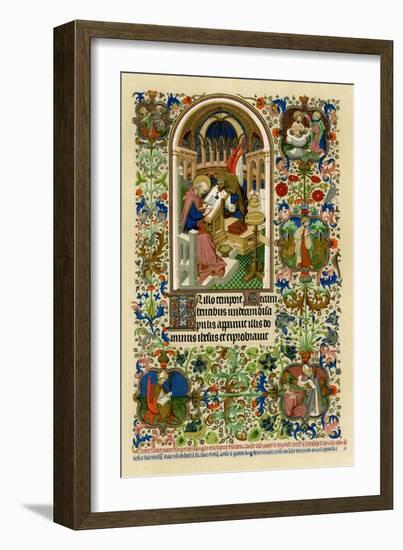 St Mark Writing His Gospel, 1414-1423-null-Framed Giclee Print