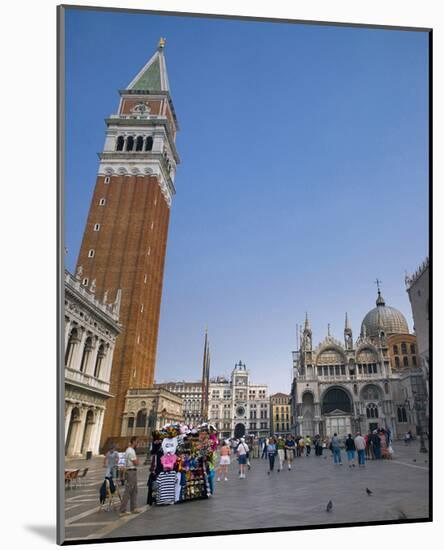 St Marks Square Venice Italy-null-Mounted Art Print