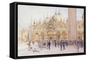 St Marks Square, Venice-Walter Frederick Roofe Tyndale-Framed Stretched Canvas