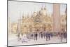 St Marks Square, Venice-Walter Frederick Roofe Tyndale-Mounted Giclee Print