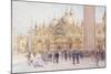 St Marks Square, Venice-Walter Frederick Roofe Tyndale-Mounted Giclee Print