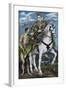 St. Martin and the Beggar, 1597-99-El Greco-Framed Giclee Print