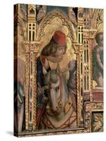 St. Martin, Detail from the San Martino Polyptych-Carlo Crivelli-Stretched Canvas