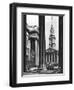 St Martin-In-The-Fields Seen Between the Columns of the National Gallery, London, 1926-1927-McLeish-Framed Giclee Print