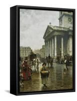 St Martin-In-The-Fields-William Logsdail-Framed Stretched Canvas
