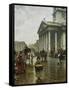 St Martin-In-The-Fields-William Logsdail-Framed Stretched Canvas
