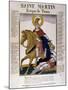 St Martin of Tours, 4th Century-null-Mounted Giclee Print