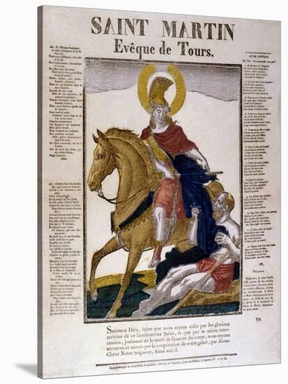 St Martin of Tours, 4th Century-null-Stretched Canvas