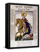 St Martin of Tours, 4th Century-null-Framed Stretched Canvas