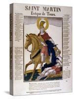 St Martin of Tours, 4th Century-null-Stretched Canvas