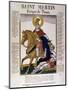 St Martin of Tours, 4th Century-null-Mounted Premium Giclee Print