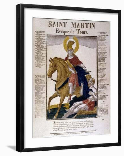 St Martin of Tours, 4th Century-null-Framed Giclee Print