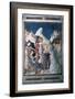 'St Martin Renounces his Weapons', 1312-1317.  Artist: Simone Martini-Simone Martini-Framed Giclee Print