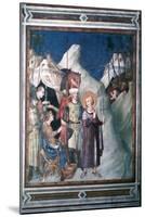 'St Martin Renounces his Weapons', 1312-1317.  Artist: Simone Martini-Simone Martini-Mounted Giclee Print