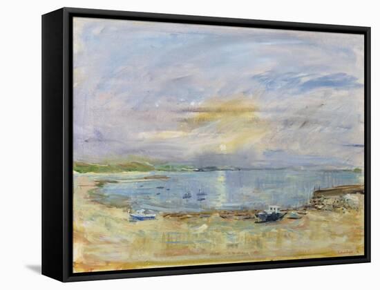 St. Martin's Bay, Scilly Isles, 1996-Patricia Espir-Framed Stretched Canvas