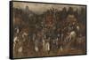 St. Martin's Day Kermis, 1565-1569-Pieter Bruegel the Elder-Framed Stretched Canvas