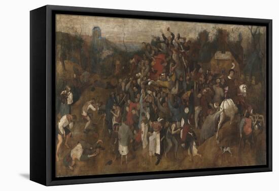 St. Martin's Day Kermis, 1565-1569-Pieter Bruegel the Elder-Framed Stretched Canvas