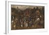 St. Martin's Day Kermis, 1565-1569-Pieter Bruegel the Elder-Framed Giclee Print