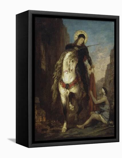 St. Martin-Gustave Moreau-Framed Stretched Canvas