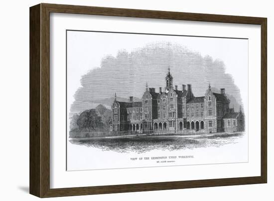 St Mary Abbots Workhouse, Marloes Road, Kensington, London-Peter Higginbotham-Framed Art Print